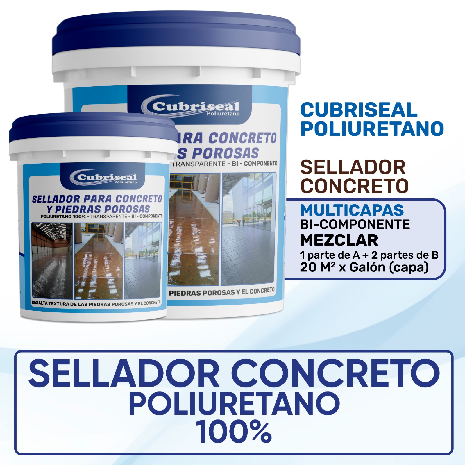 Sellador para Concreto y Piedras Porosas